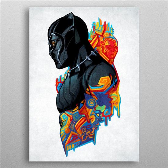 Black Panther: Marvel Metal Poster Black Panther King