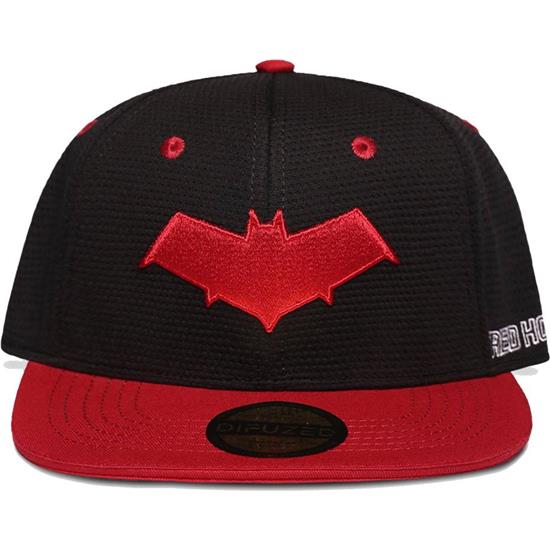 DC Comics: Bat Logo Red Hood Curved Bill Cap 