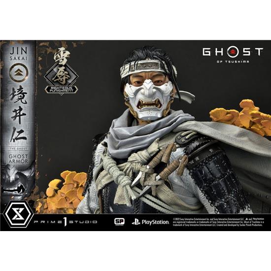 Ghost of Tsushima: Jin Sakai, The Ghost Righteous Punishment Ghost Armor Statue 1/4 58 cm
