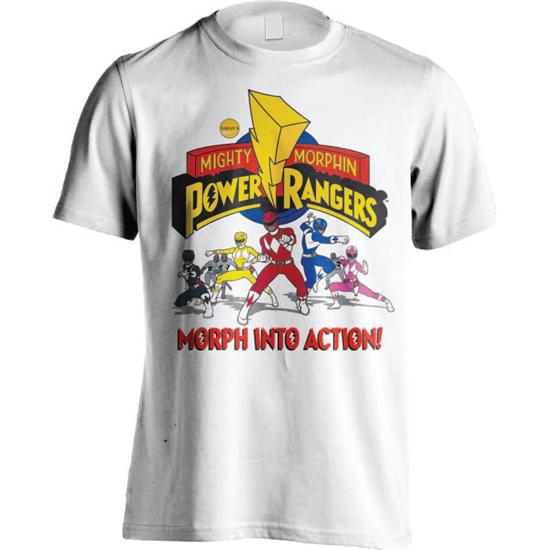 Power Rangers: Power Rangers T-Shirt Morph Into Action