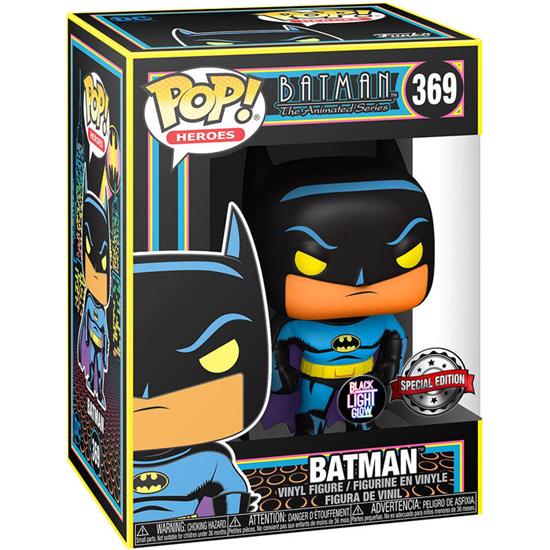 Batman: Batman Black Light Exclusive POP! Vinyl Figur (#369)