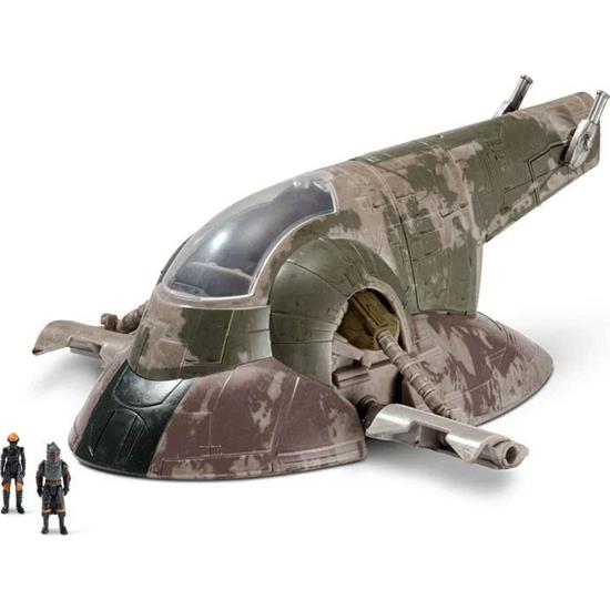 Star Wars: Micro Galaxy Squadron Vehicle with Figures Boba Fett`s Starship 20 cm