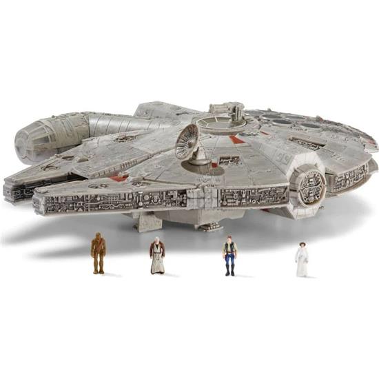 Star Wars: Micro Galaxy Squadron Feature Vehicle with Figures Millennium Falcon 22 cm