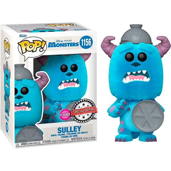 Monsters: Sulley Flocked Exclusive POP! Disney Vinyl Figur (#1156)