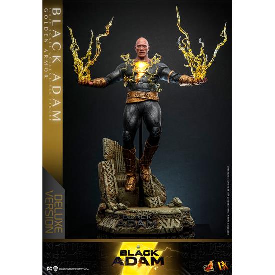 Black Adam: Black Adam (Golden Armor) Deluxe Version Action Figure 1/6 33 cm