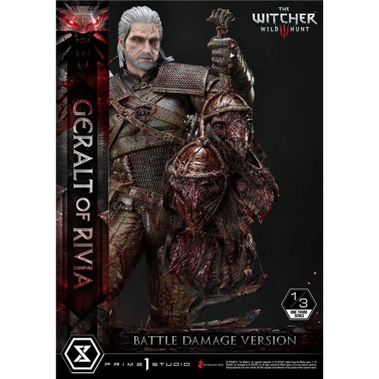 Witcher: Geralt von Rivia Battle Damage 88 cm Statue 1/3 