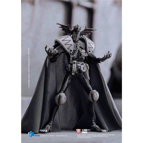 2000 AD: Black and White Judge Fear Action Figure 1/18 10 cm