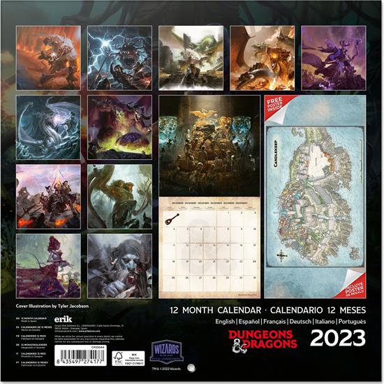 Dungeons & Dragons: Dungeons & Dragons Kalender 2023