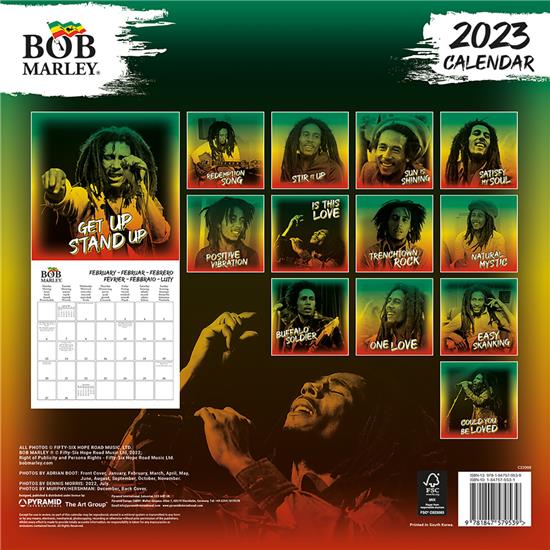 Bob Marley: Bob Marley Kalender 2023