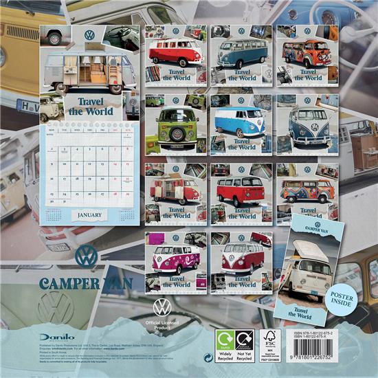 VW: VW Camper Van Kalender 2023