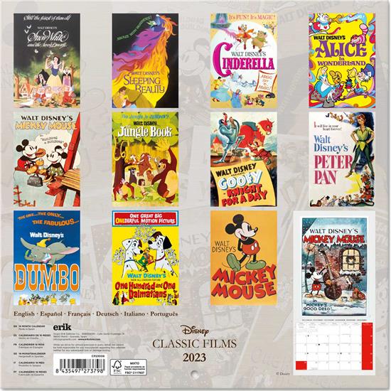 Disney: Disney Classic Films Kalender 2023