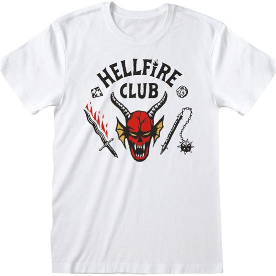 Stranger Things: Hellfire Club Logo White T-Shirt 