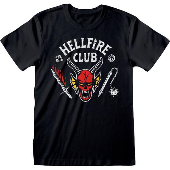 Stranger Things: Hellfire Club Logo Black T-Shirt 