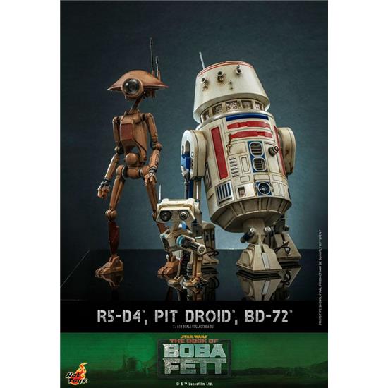 Star Wars: R5-D4, Pit Droid, & BD-72 Action Figures 1/6 