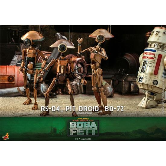 Star Wars: R5-D4, Pit Droid, & BD-72 Action Figures 1/6 