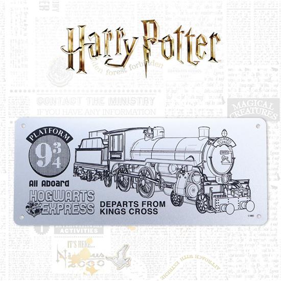 Harry Potter: Tin Sign Hogwarts Express Schematic