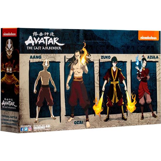 Avatar: The Last Airbender: 4-Pack Final Battle 13 cm Action Figures 