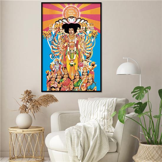 Jimi Hendrix: Jimi Hendrix Art Poster 