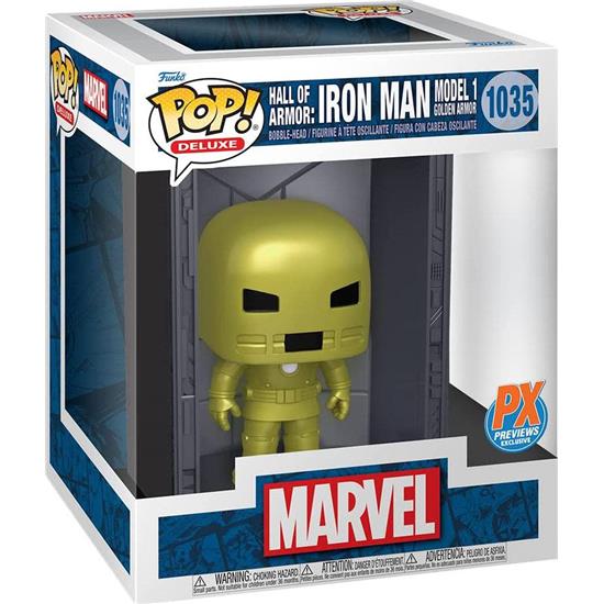 Marvel: Iron Man Model 1 PX Exclusive POP! Deluxe Vinyl Figur (#1035)