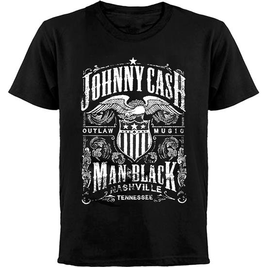 Johnny Cash: Man is Black T-Shirt
