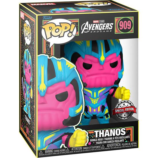 Marvel: Thanos Black Light POP! & Tee Box (#909)