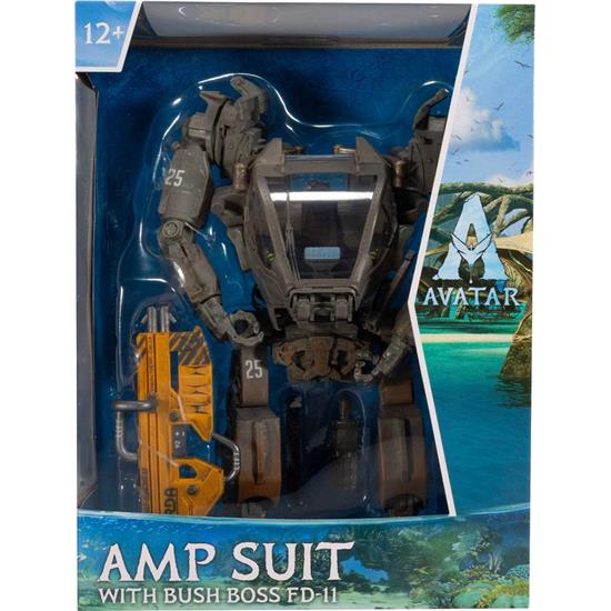 Avatar: Amp Suit with Bush Boss FD-11 Megafig Action Figure 30 cm