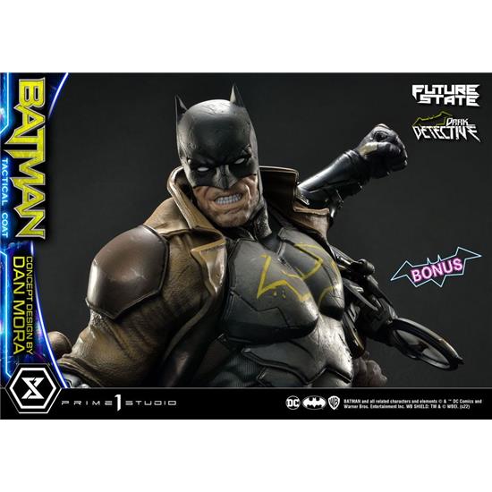 Batman: Batman Dark Detective Tactical Coat Concept Design by Dan Mora Deluxe Bonus Version Statue 1/4  59 c