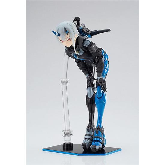 Manga & Anime: Motored Cyborg Runner SSX_155 Techno Azur Diecast / PVC Action Figure 17 cm