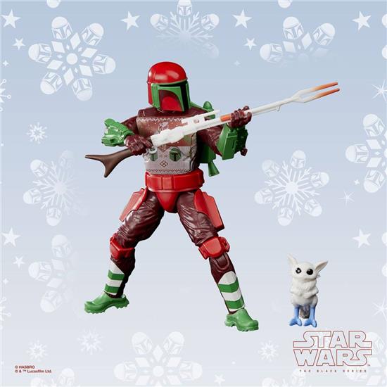 Star Wars: Mandalorian Warrior (Holiday Edition) Black Series Action Figure 15 cm