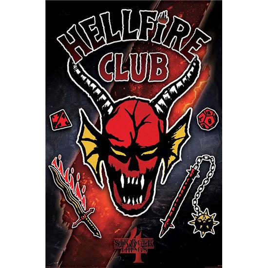 Stranger Things: Hellfire Club  Emblem Rift Plakat