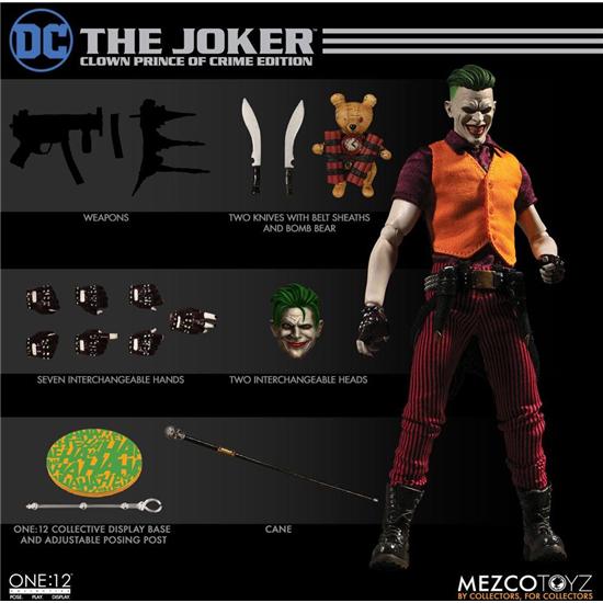Batman: The Joker Clown Prince of Crime Edition Action Figure 1/12 17 cm