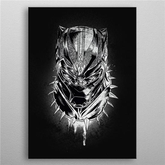 Black Panther: Marvel Metal Poster Black Panther Panther