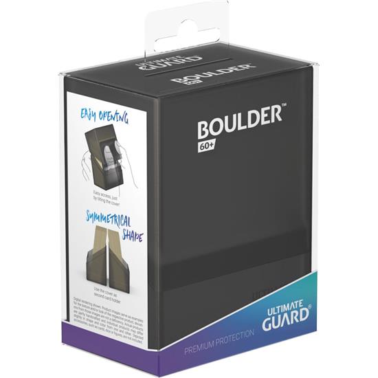 Diverse: Boulder Deck Case 60+ Standard Size Onyx