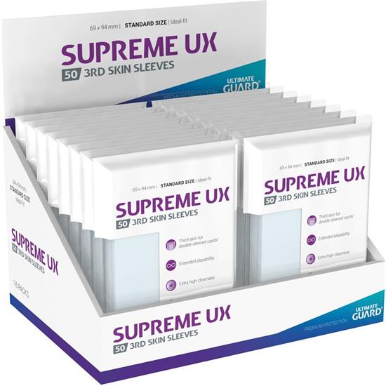 Diverse: Supreme UX 3rd Skin Sleeves Standard Size Transparent (50)