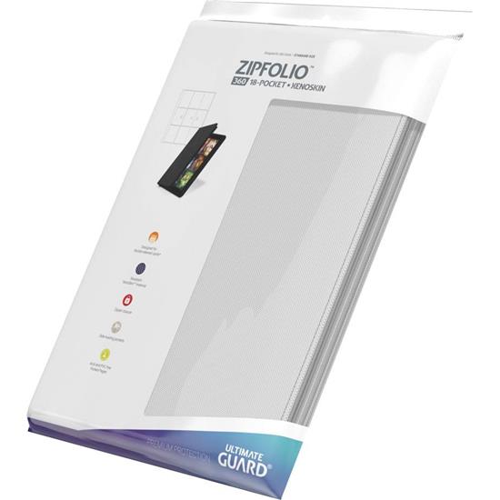 Diverse: Zipfolio 360 - 18-Pocket XenoSkin White
