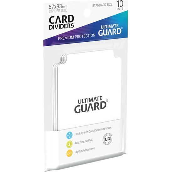 Diverse: Ultimate Guard Card Dividers Standard Size White (10)