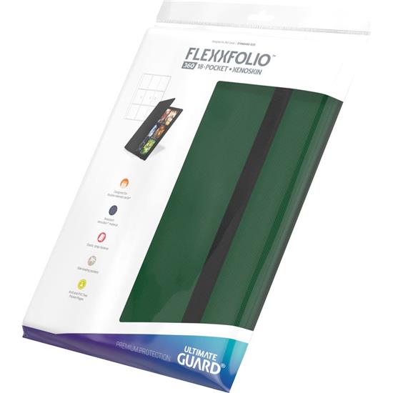 Diverse: Flexxfolio 360 - 18-Pocket XenoSkin Green