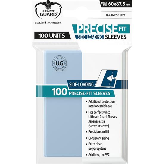 Diverse: Ultimate Guard Precise-Fit Sleeves Side-Loading Japanese Size Transparent (100)
