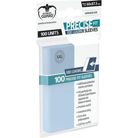 Diverse: Ultimate Guard Precise-Fit Sleeves Side-Loading Japanese Size Transparent (100)