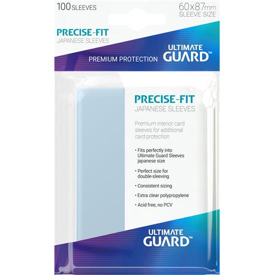 Diverse: Ultimate Guard Precise-Fit Sleeves Japanese Size Transparent (100)