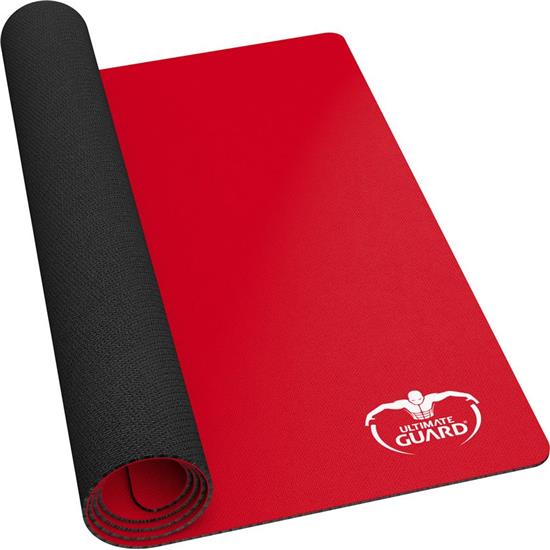 Diverse: Ultimate Guard Play-Mat Monochrome Red 61 x 35 cm