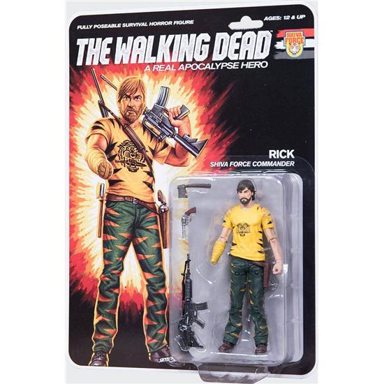 Walking Dead: The Walking Dead Action Figure Shiva Force Commander Rick (Color) 13 cm