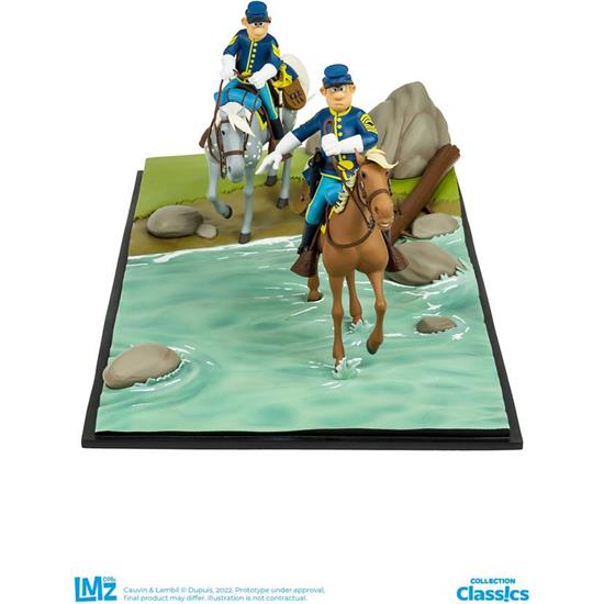 The Bluecoats: Chesterfield and Blutch Statue 23 cm