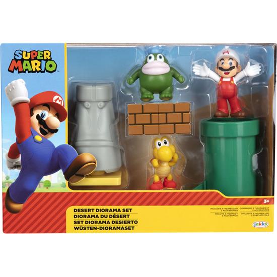 Super Mario Bros.: Ørken Diorama Set 6cm