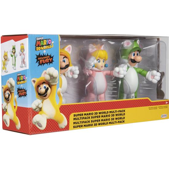 Super Mario Bros.: 3 figur Pak kat onesie 10cm