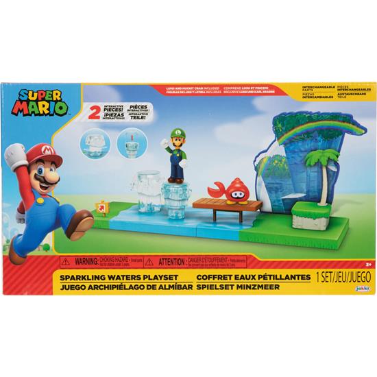 Super Mario Bros.: Sparkling Waters Playset 6cm