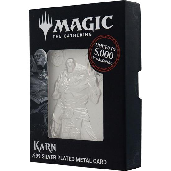 Magic the Gathering: Karn Limited Edition Mindeplade (silver plated) 