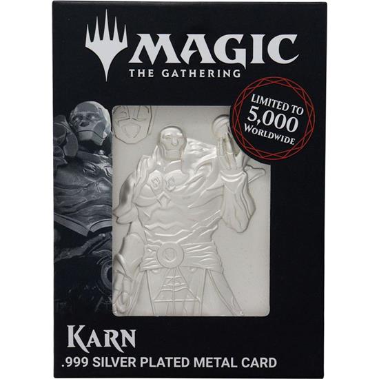 Magic the Gathering: Karn Limited Edition Mindeplade (silver plated) 