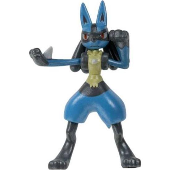 Pokémon: Riolu, Lucario Action Figures 2-Pack 5 cm, 7 cm