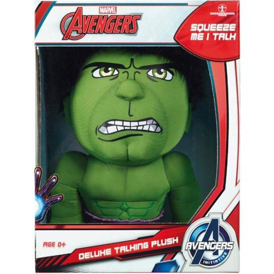 Marvel: Marvel Deluxe Talking Plush Figure Hulk 38 cm *English Version*
